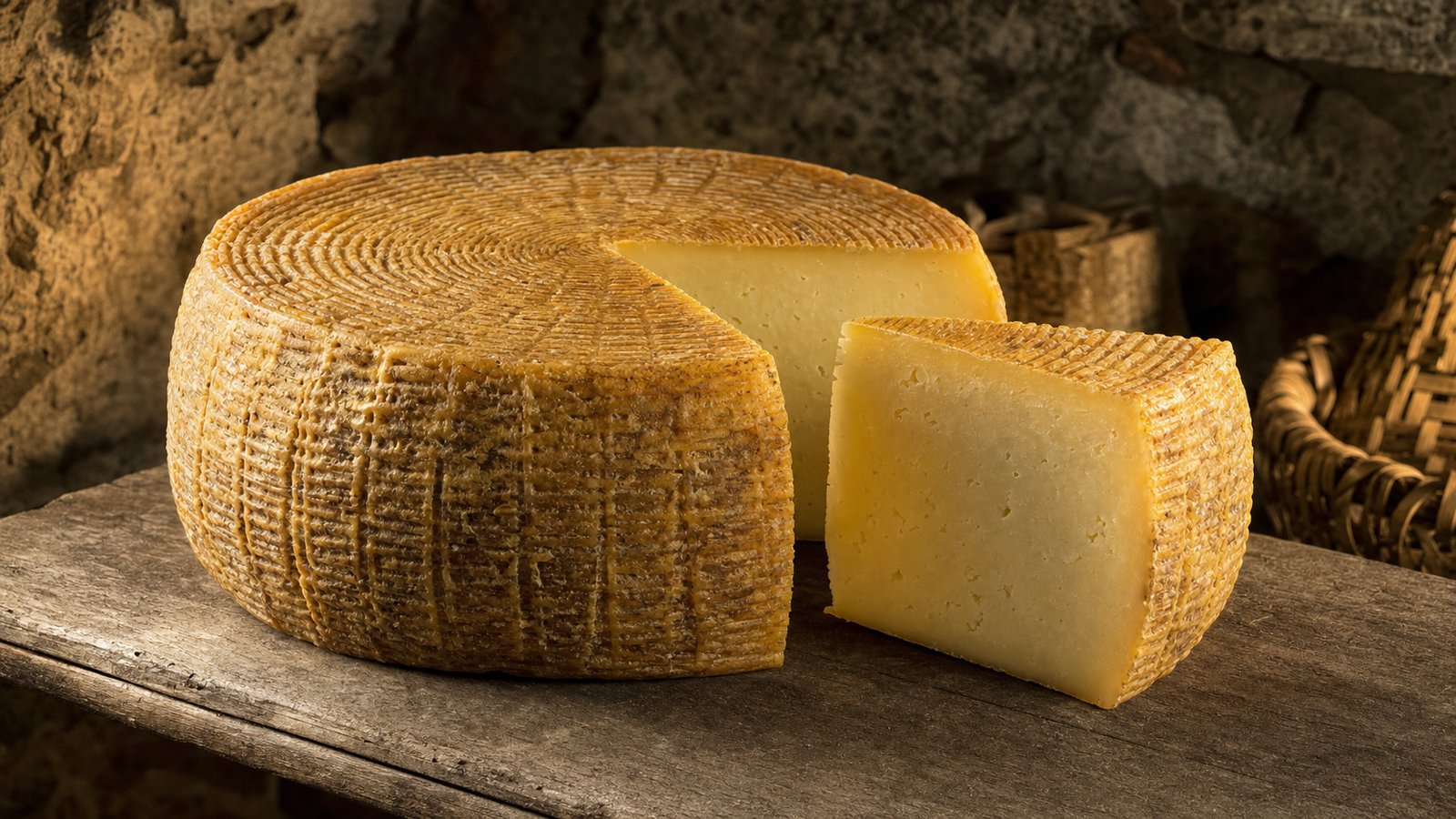 Canestrato viterbese, il formaggio che porta i segni della fiscella