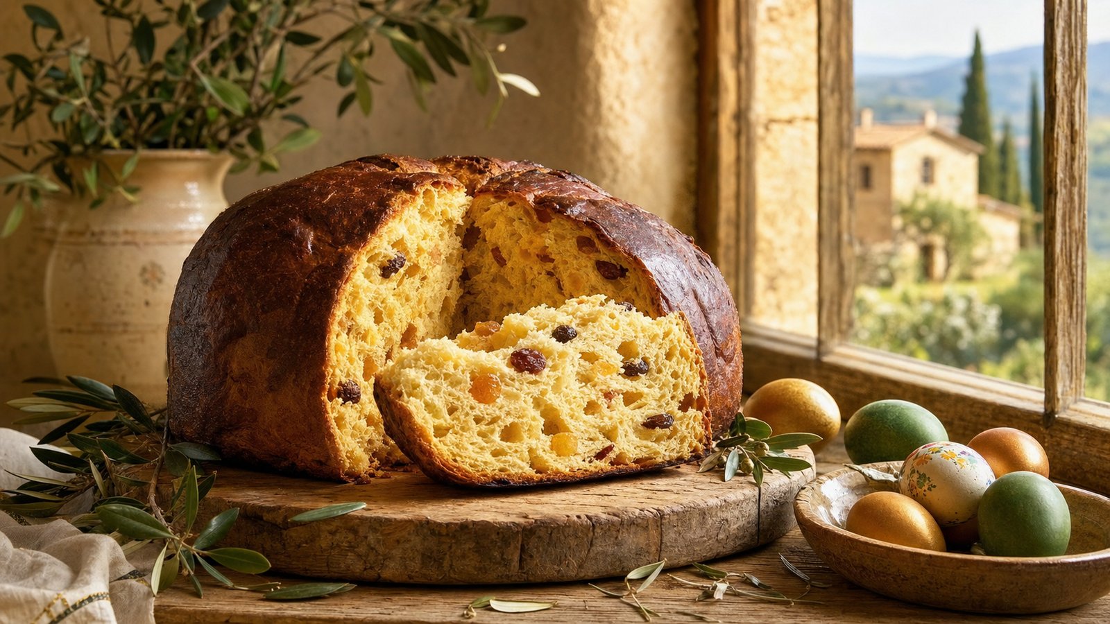 Pizza di Pasqua dolce della Tuscia: dodici ore di lievito per la colazione più santa